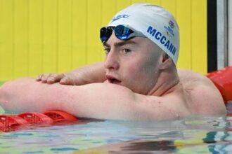 Sean Mccann avança à final da natação nos Jogos da Commonwealth