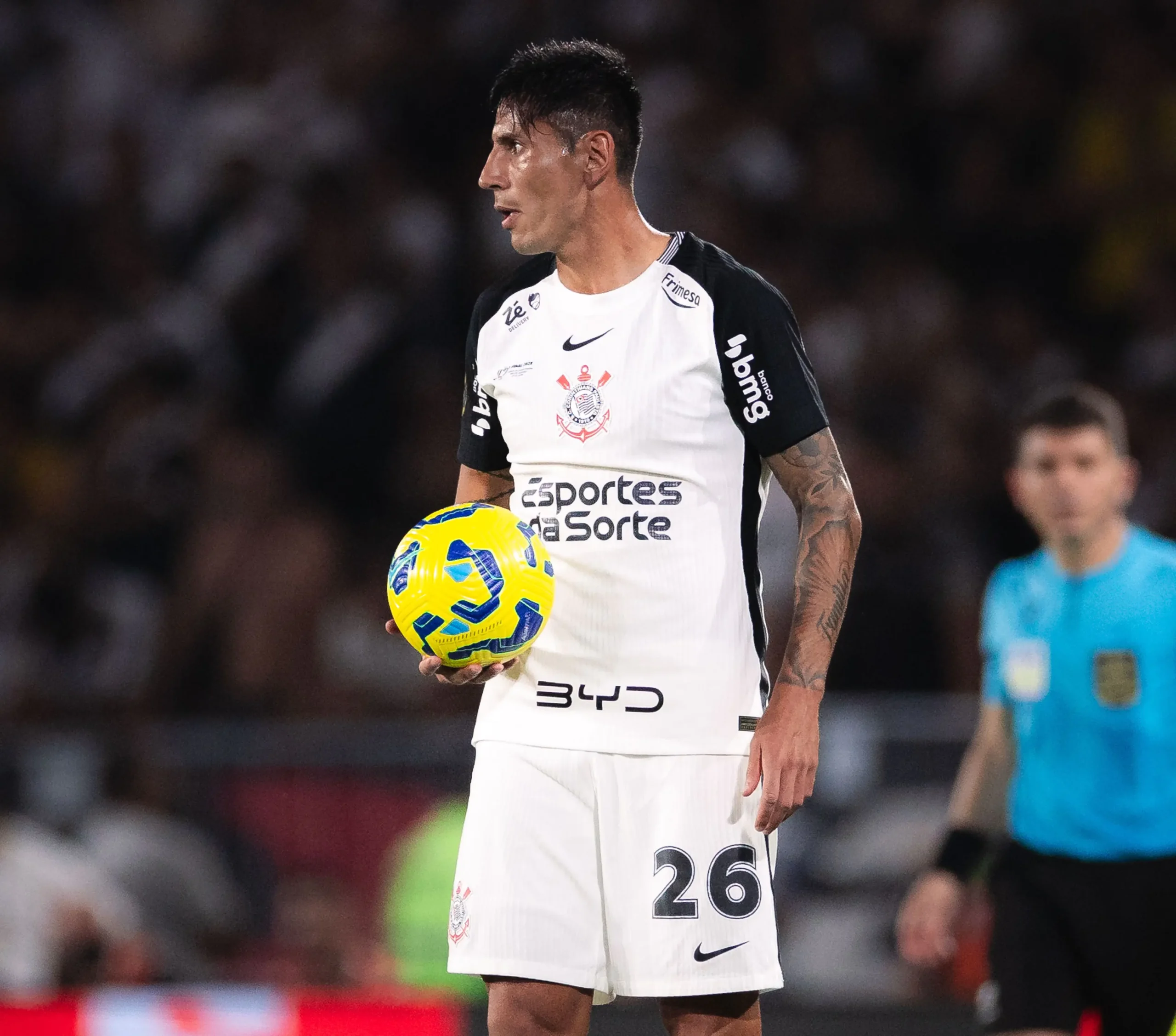Suspenso, Angileri desfalca o Corinthians no confronto contra o Athletico-pr