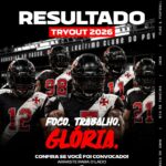 Vasco Almirantes oficializa lista de aprovados no tryout para a temporada de 2026