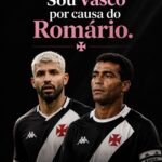Vasco conquista admiração de Sergio Aguero por influência de Romário