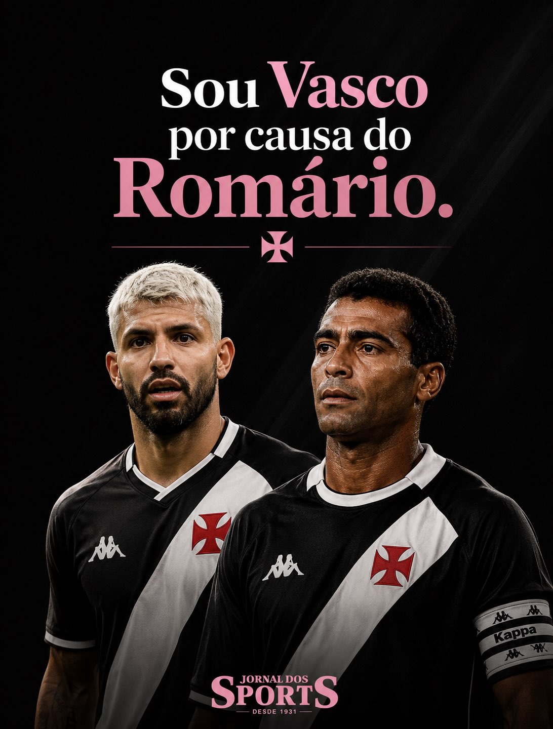 Vasco conquista admiração de Sergio Aguero por influência de Romário