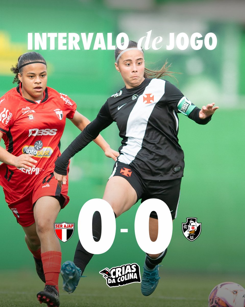 Vasco e Ajap empatam sem gols no primeiro tempo do Brasileiro Feminino Sub-17