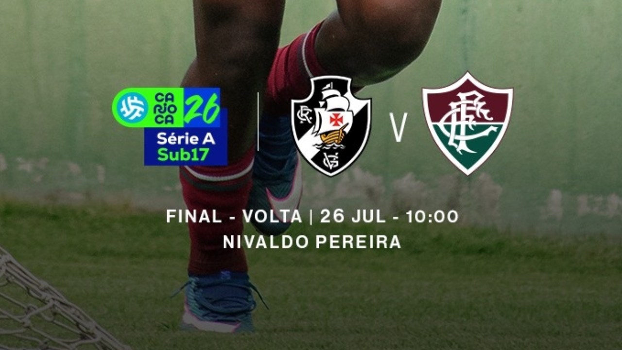Vasco e Fluminense decidem o título do Campeonato Carioca Sub-17
