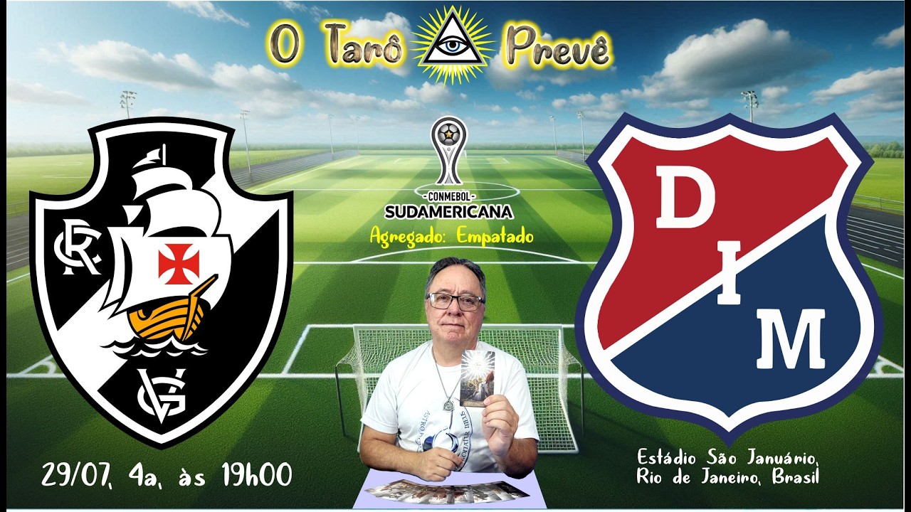 Vasco e Independiente Medellín decidem vaga na Sul-americana em São Januário
