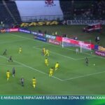 Vasco e Mirassol empatam e permanecem em situação crítica na tabela