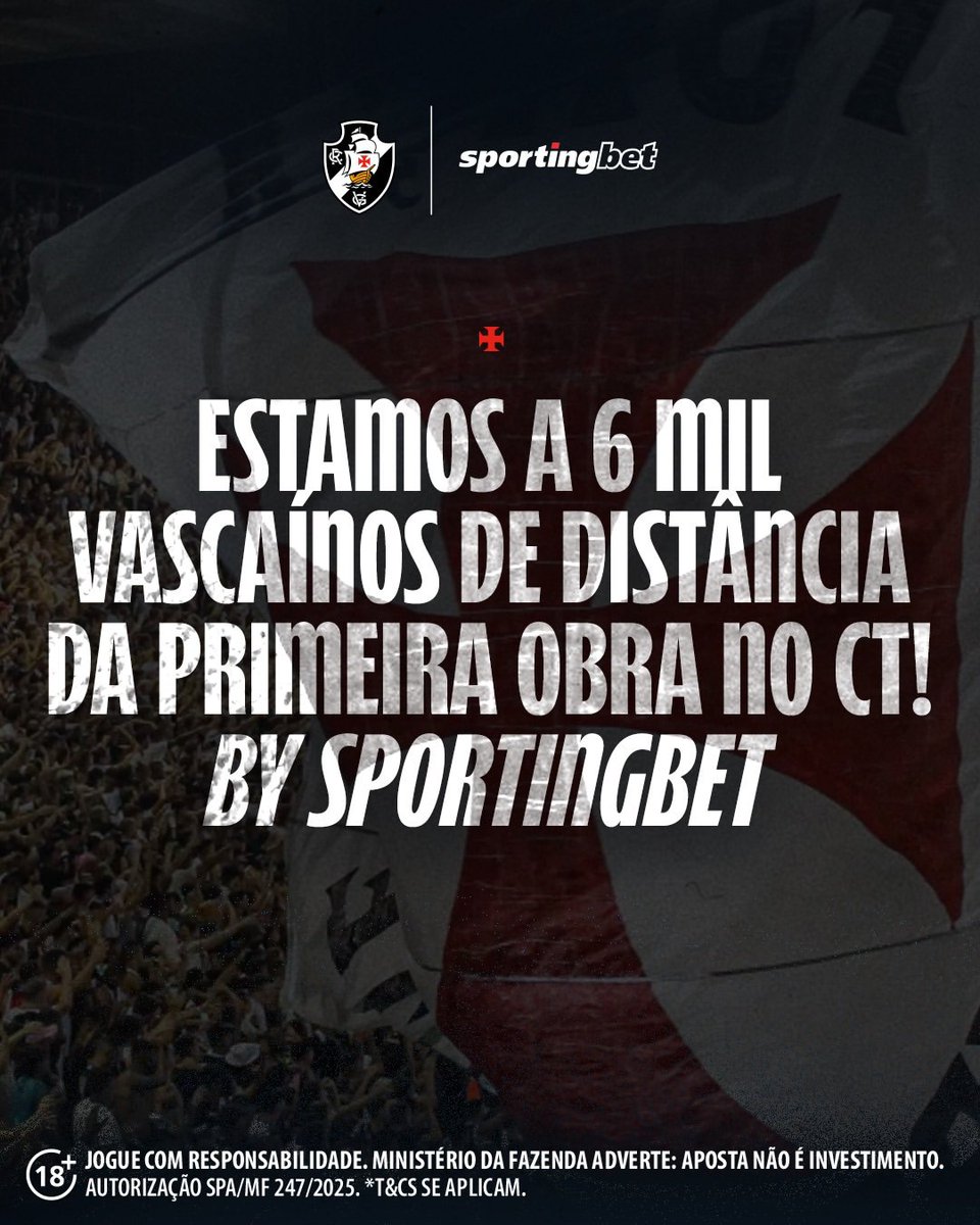 Vasco e Sportingbet definem meta para início de obras no centro de treinamento
