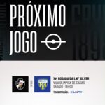Vasco encara o Lages pela 14ª rodada da LNF Silver na Vila Olímpica de Caxias