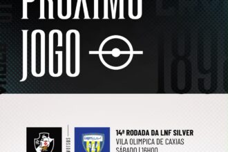 Vasco encara o Lages pela 14ª rodada da LNF Silver na Vila Olímpica de Caxias