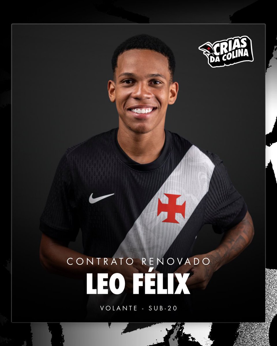 Vasco garante permanência do volante Leo Félix com renovação até 2030