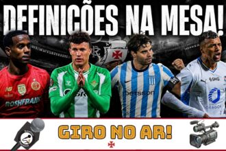 Vasco intensifica negociações no mercado para definir elenco da temporada