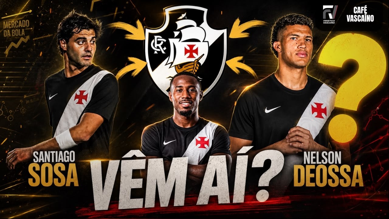 Vasco intensifica negociações para reforçar elenco com Sosa, Yeboah e Deossa