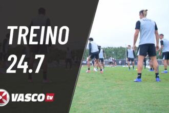 Vasco intensifica preparação em campo com foco total no próximo desafio