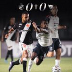 Vasco mantém equipe titular para o início do segundo tempo