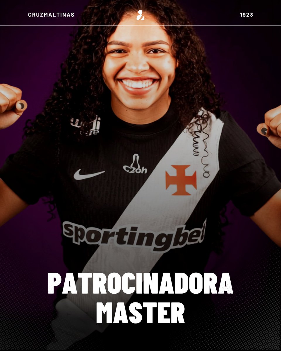 Vasco oficializa novo patrocínio master para o futebol feminino