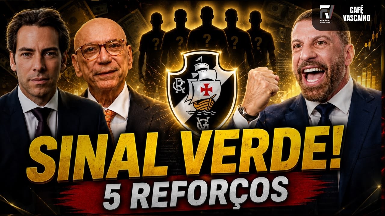 Vasco recebe sinal verde de Marcos Lamacchia para buscar cinco novos reforços