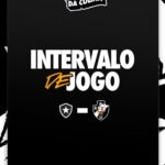 Vasco vai ao intervalo em desvantagem contra o Botafogo pelo torneio OPG