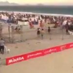 Ventos de 100 km/h forçam adiamento de etapa do circuito mundial de vôlei de praia