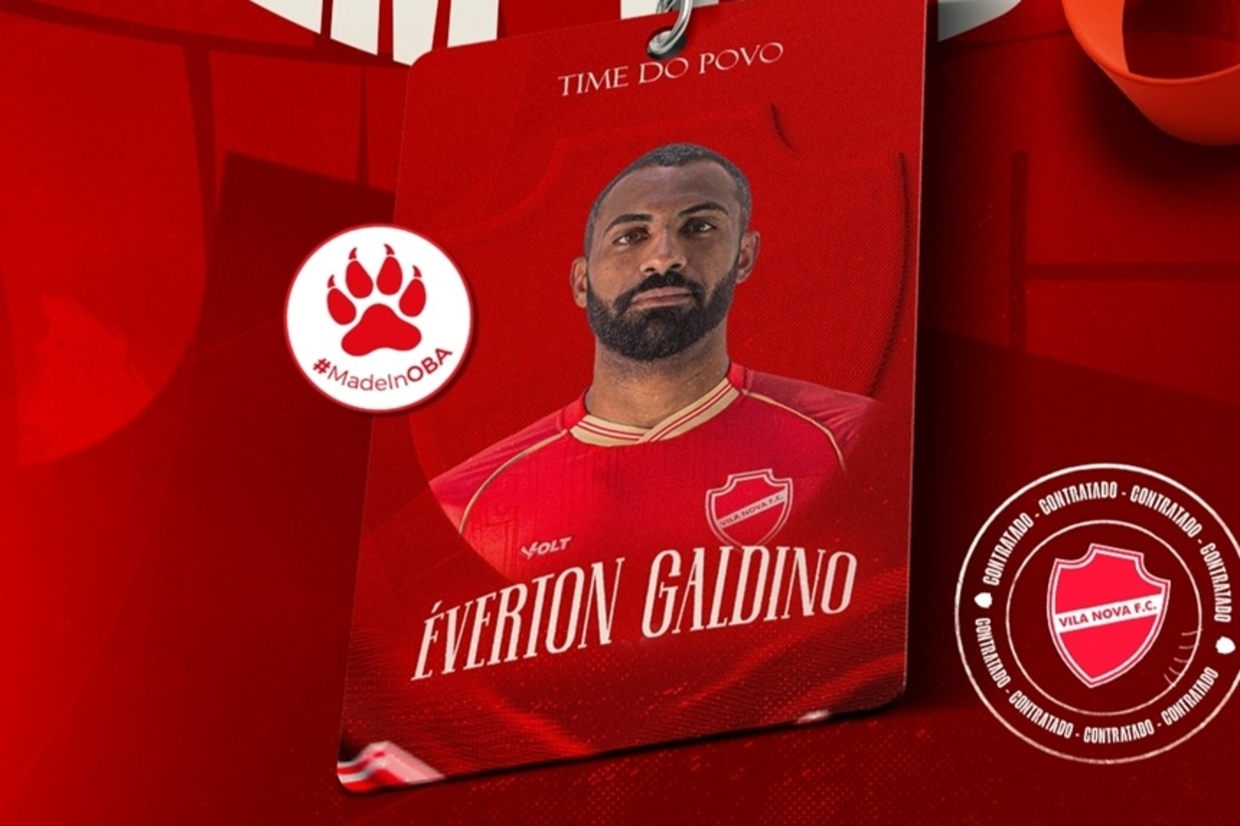 Vila Nova oficializa o retorno do atacante Everton Galdino após nove anos