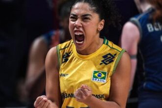 Vôlei feminino brasileiro celebra triunfo sobre a Itália e avança à final da Liga das Nações
