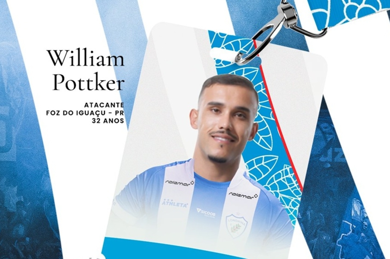 William Pottker reforça o ataque do Londrina após rescisão judicial com a Ponte Preta