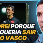 Zé Ricardo confessa receio em treinar o Vasco após 16 anos de história no Flamengo