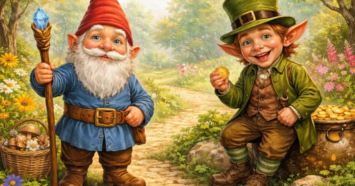 A origem e o simbolismo dos gnomos e duendes no folclore mundial
