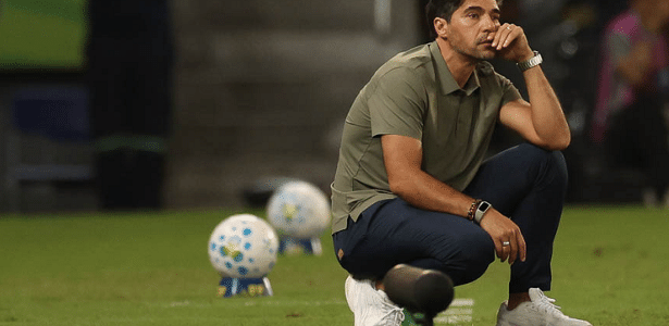 Abel Ferreira vê vantagem do Palmeiras no Brasileirão derreter após tropeços