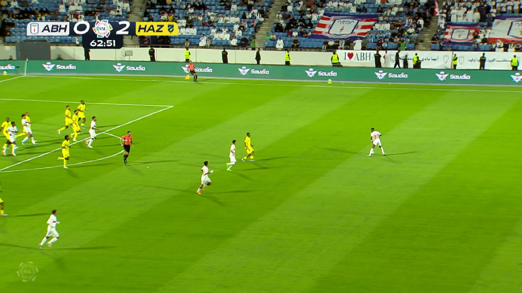 Abha domina o campo em confronto decisivo pela Saudi Pro League