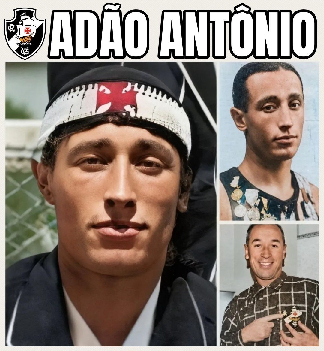 Adão Antônio Brandão: a trajetória do autor do primeiro gol da história do Vasco