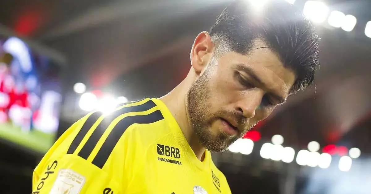 Agustín Rossi sob pressão após derrota do Flamengo para o Cruzeiro