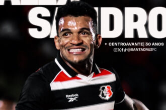 Alex Sandro é a nova aposta do Santa Cruz para fortalecer o setor ofensivo