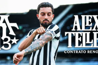 Alex Telles firma nova extensão de contrato com o Botafogo