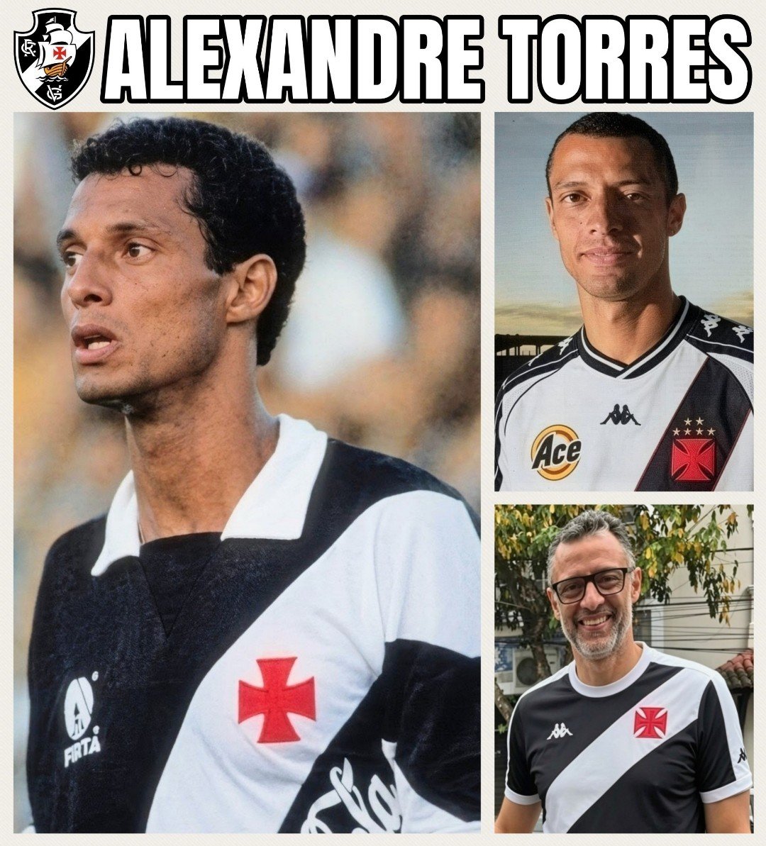 Alexandre Torres celebra 60 anos com legado de títulos no Vasco