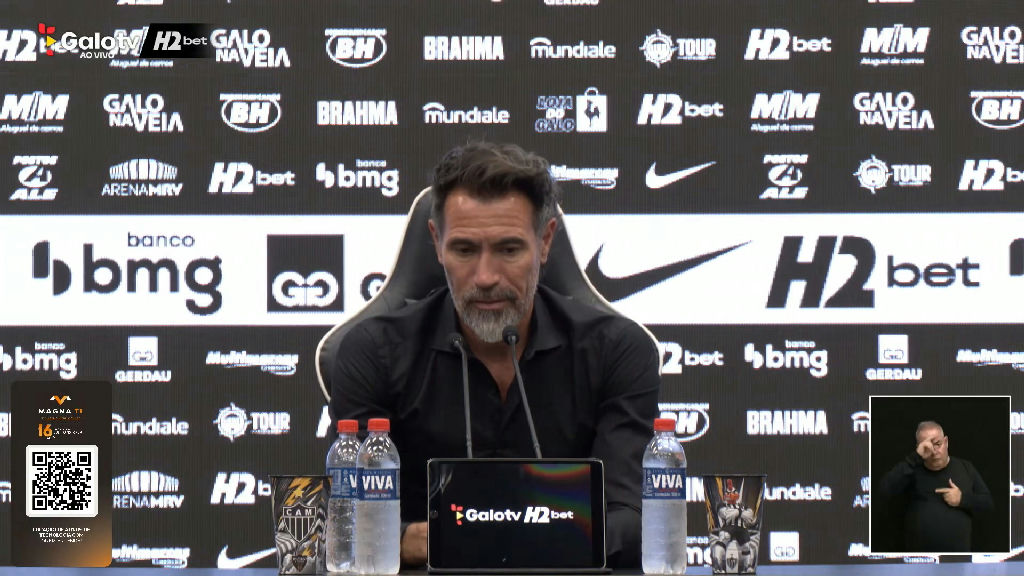 Antonio Mohamed avalia desempenho do Atlético após empate no clássico mineiro