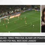 Arnaldo critica Diniz após desempenho abaixo do esperado em sequência de jogos