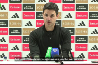 Arsenal sob pressão: Arteta exige foco total na disputa da Premier League