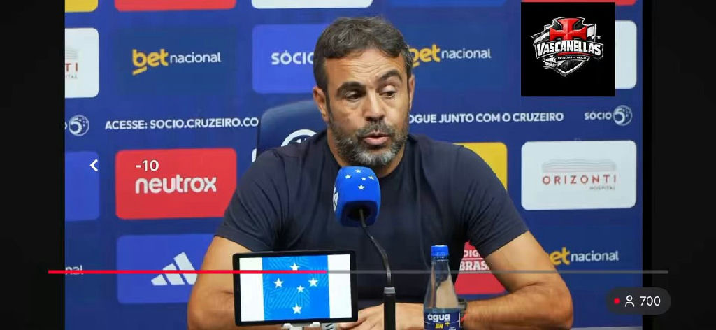 Artur Jorge avalia escalação mista no Cruzeiro para confronto contra o Vasco