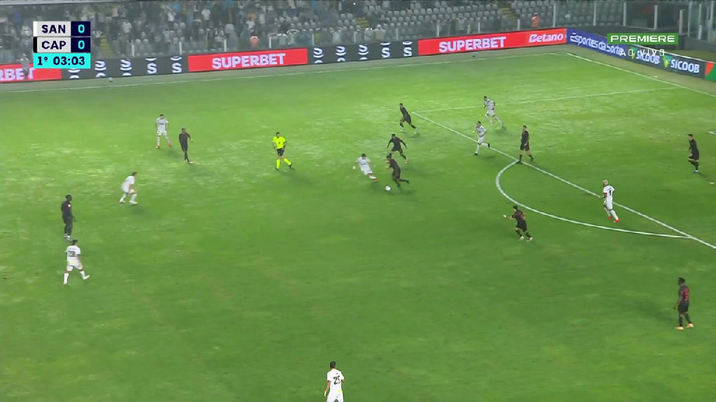 Athletico-pr supera o Santos em confronto direto pela vigésima segunda rodada