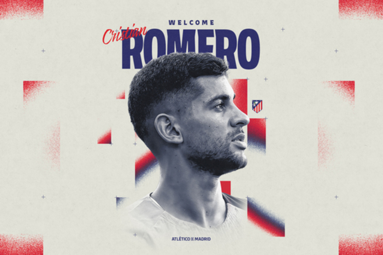 Atlético de Madrid oficializa a contratação do zagueiro Cristian Romero