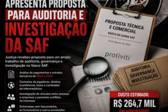 Auditoria na Vasco SAF busca transparência em contratos e movimentações financeiras