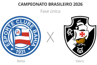 Bahia e Vasco se enfrentam na Arena Fonte Nova pela 22ª rodada do Brasileirão