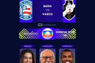 Bahia e Vasco se enfrentam pela vigésima segunda rodada do Brasileirão