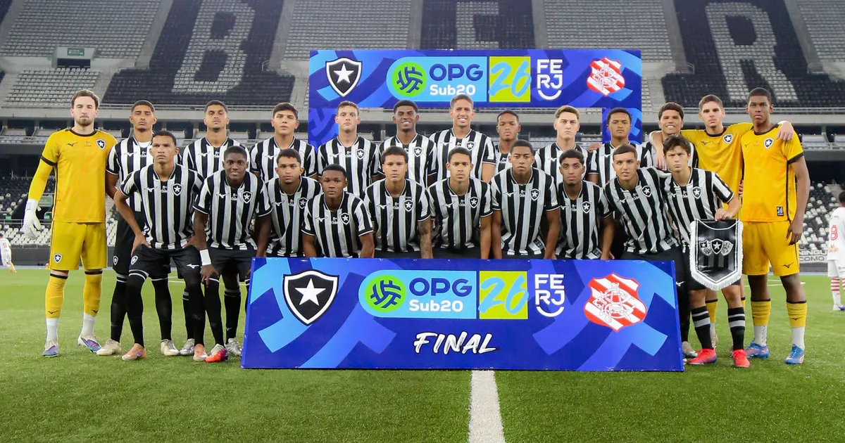 Botafogo garante décimo título do Torneio OPG Sub-20 com gol nos acréscimos
