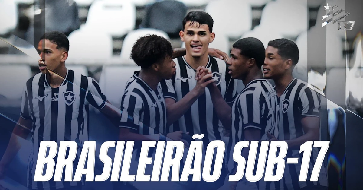 Botafogo goleia Juventude e mantém invencibilidade no Brasileirão Sub-17