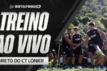Botafogo realiza treino aberto no CT Lonier com transmissão da Botafogo TV