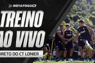 Botafogo realiza treino aberto no CT Lonier com transmissão da Botafogo TV