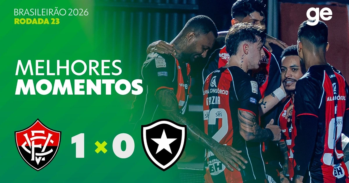 Botafogo sofre derrota para o Vitória no Brasileirão 2026 com arbitragem contestada