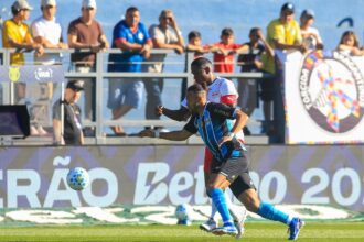 Bragantino e Grêmio empatam sem gols no primeiro tempo em Bragança Paulista