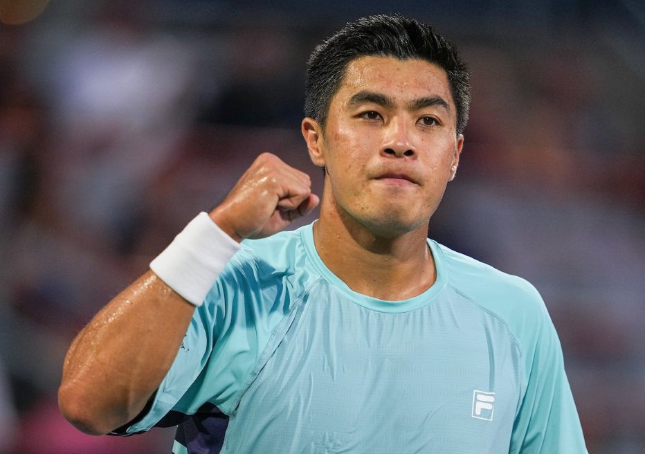 Brandon Nakashima atinge quartas de final em Montréal e celebra nova fase