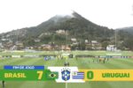 Brasil aplica goleada histórica sobre o Uruguai em amistoso da categoria sub-15